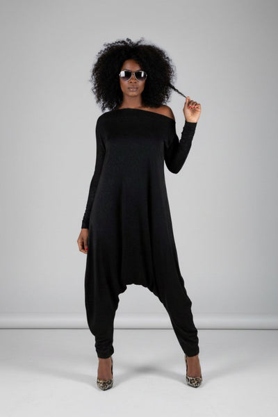 Black Harem Jumper Marla - EUG Fashion EugFashion 
