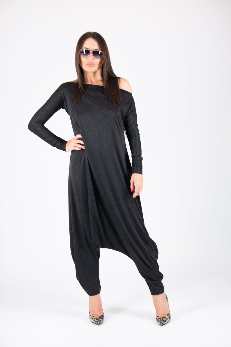 Black Harem Jumper Marla SALE - EUG Fashion EugFashion 