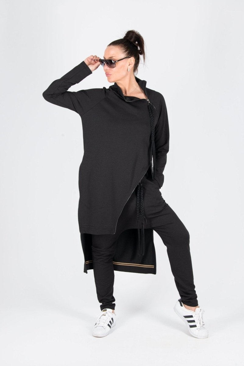 Black Harem Pants GLORIA - EUG Fashion