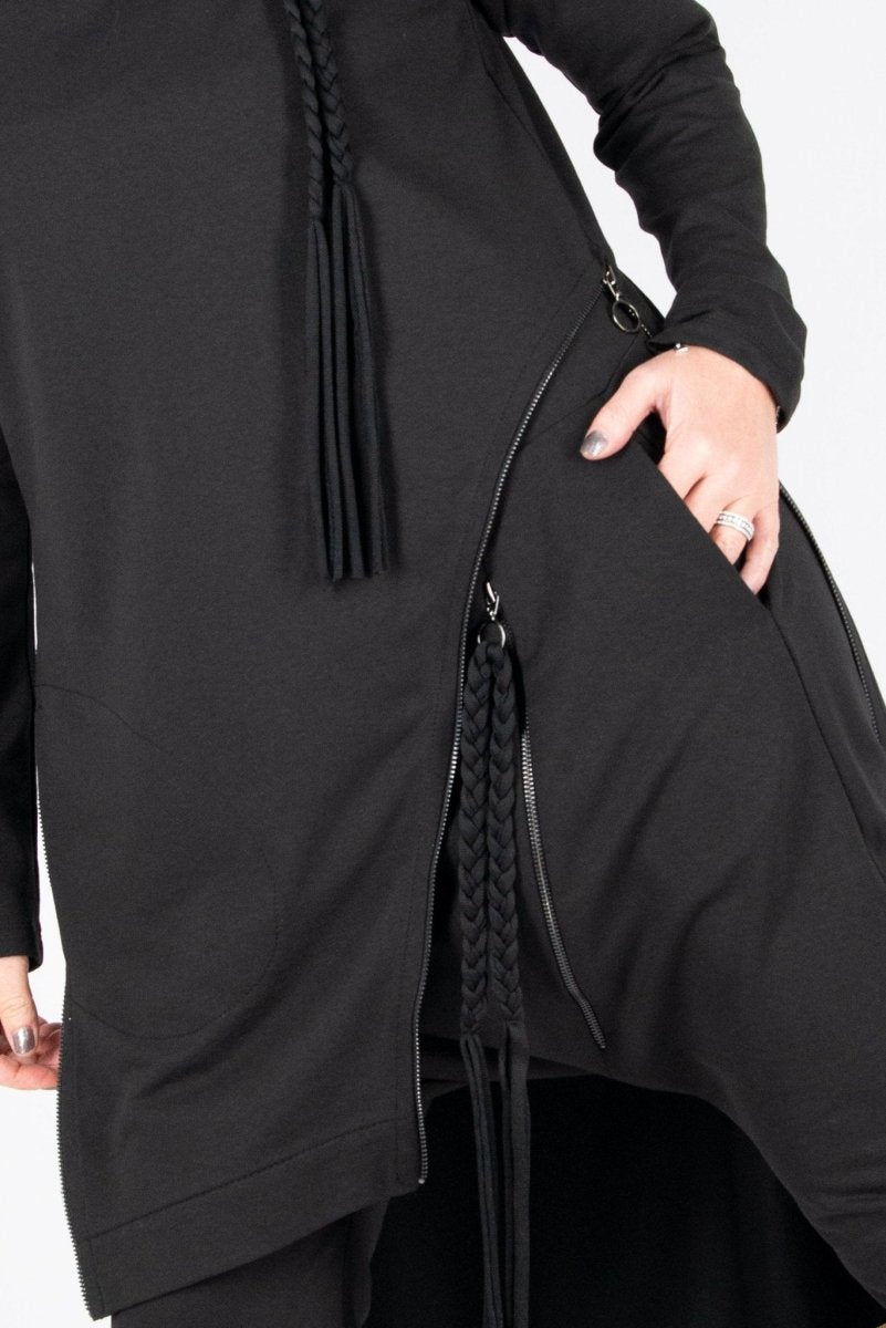 Black Harem Pants GLORIA - EUG Fashion