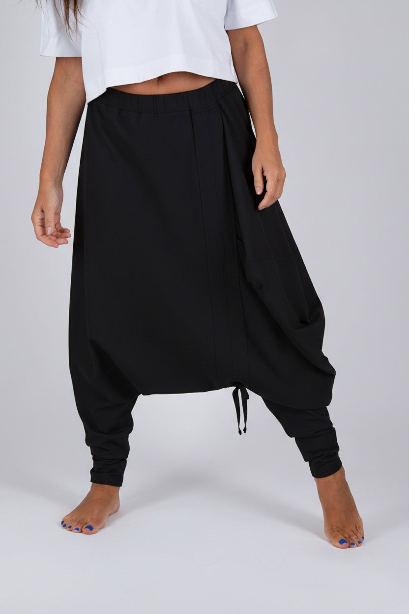 Black harem pants Asta — EUG Fashion #black
