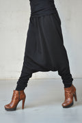 Black harem pants Atila — EUG Fashion #black