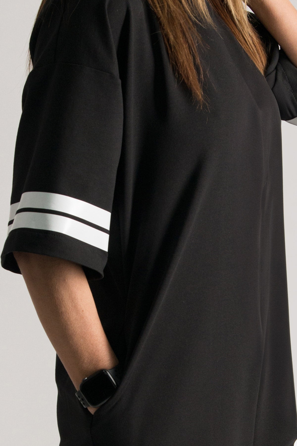 Black Wide Jumpsuit - Adriana
