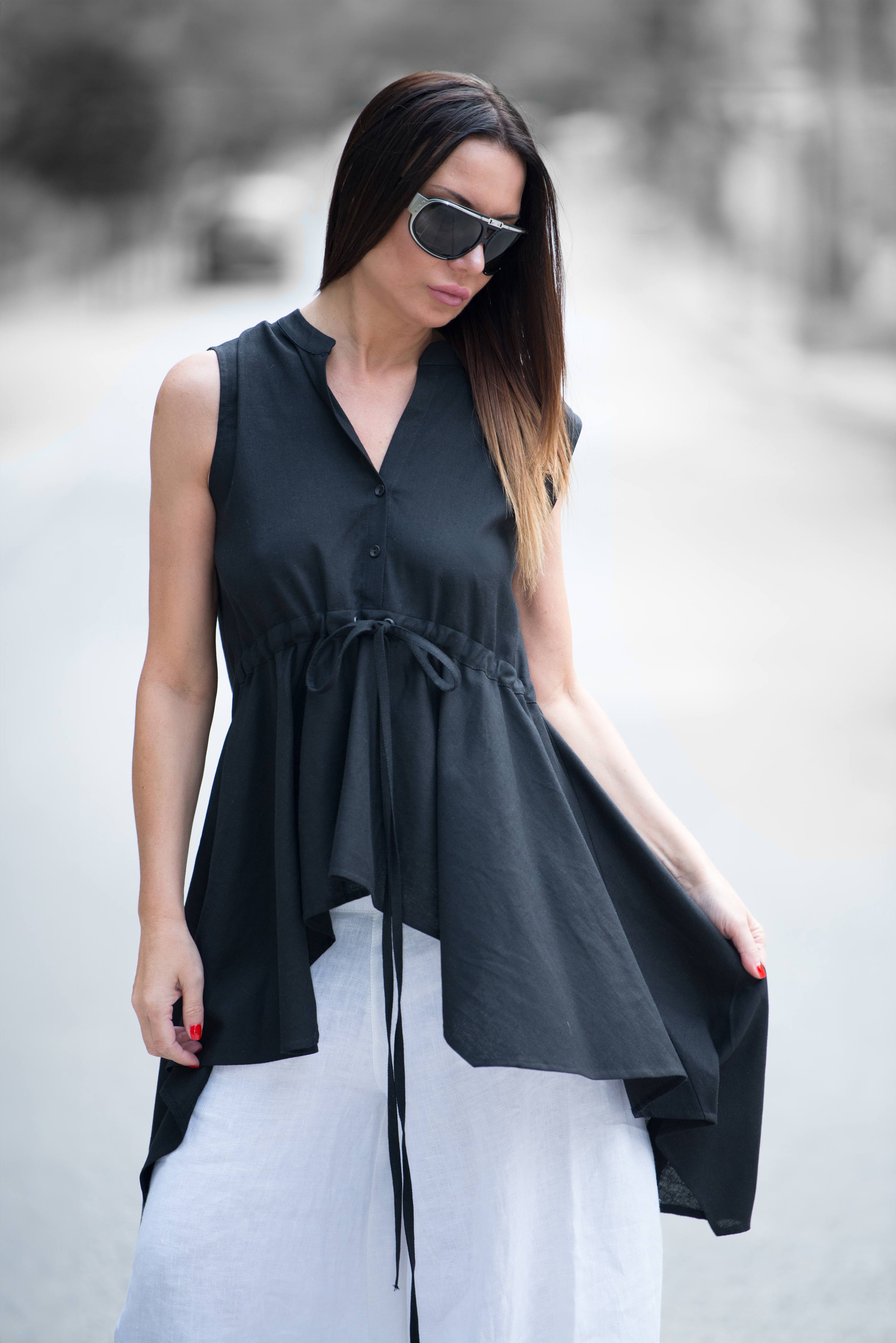 Linen Top - Daniela