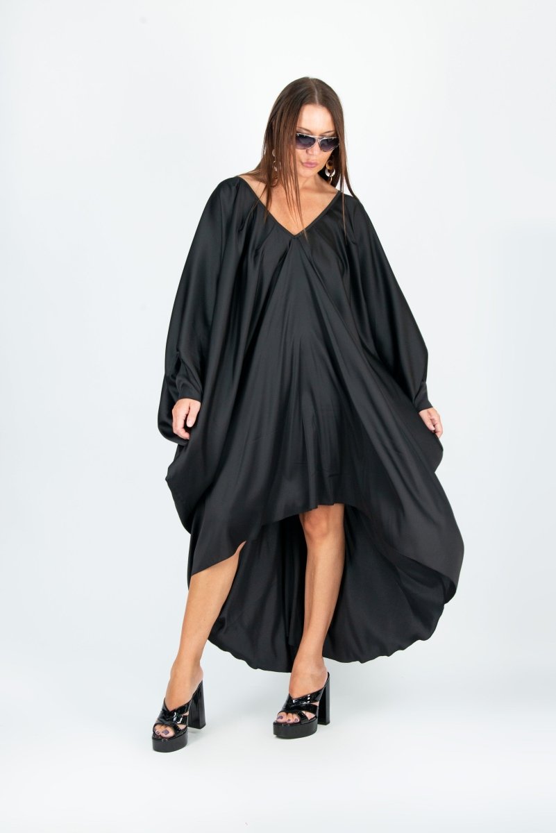 Black Maxi Summer Dress PREA - EUG FASHION
