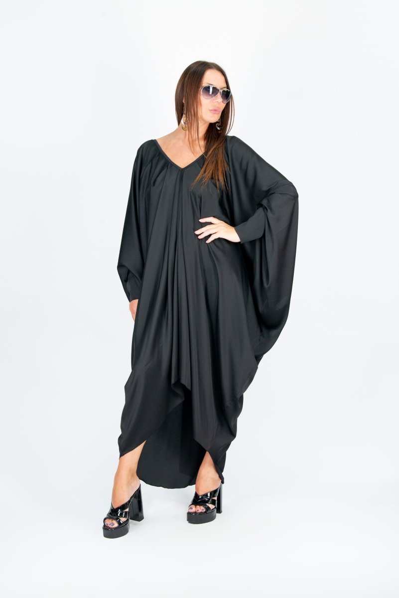 Black Maxi Summer Dress PREA - EUG FASHION EugFashion 