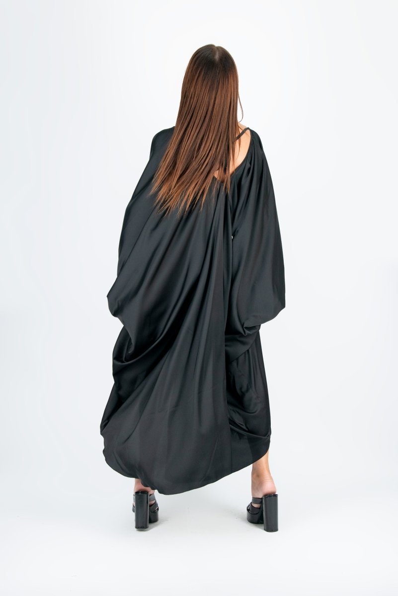 Black Maxi Summer Dress PREA - EUG FASHION