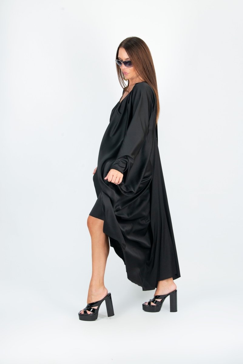 Black Maxi Summer Dress PREA - EUG FASHION