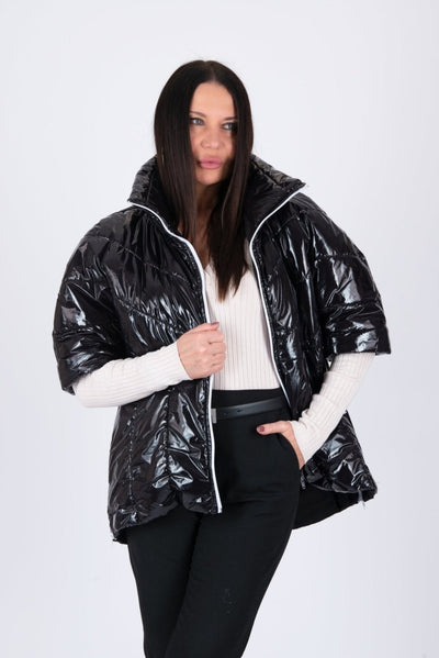 Black Parka SILENA SALE - EUG Fashion EugFashion 