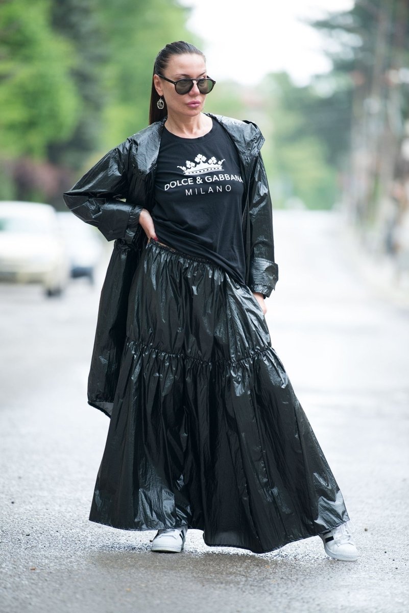 Black Stylish Skirt EUGF - EUG Fashion