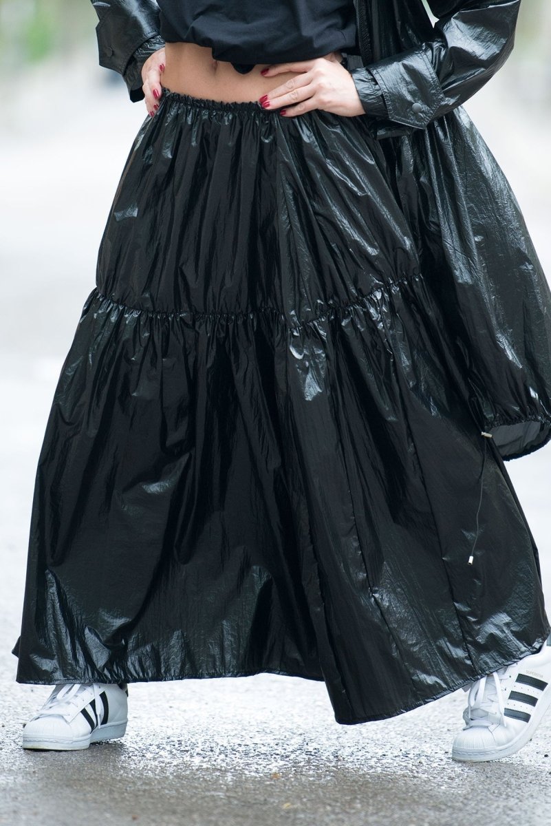 Black Stylish Skirt EUGF - EUG Fashion