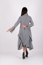 Black White Dress Maria - EUG Fashion