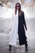 Black white woman jumpsuit #black-white
