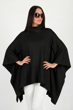 Knitted Poncho Outfit - Eva