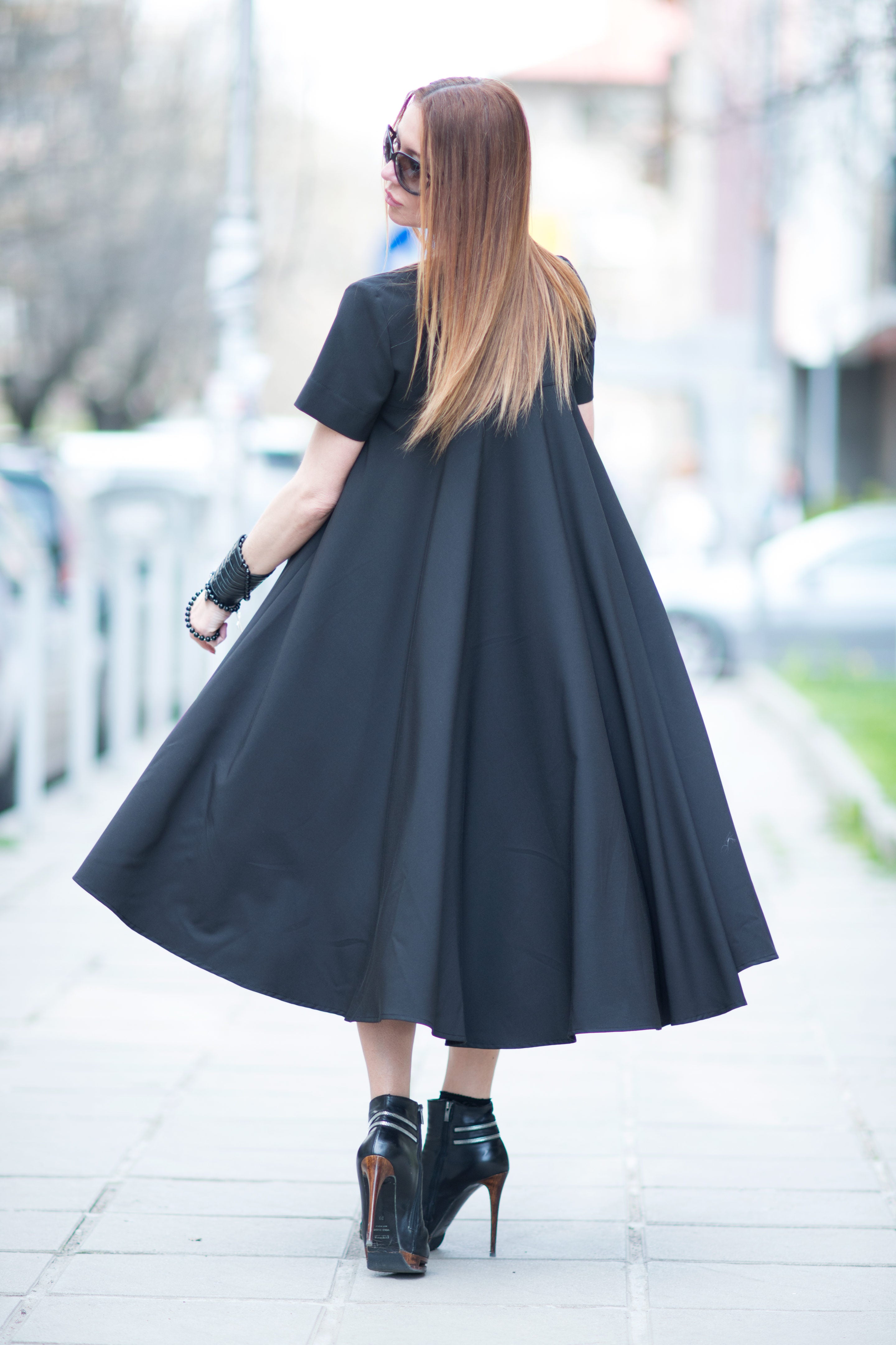 black_cotton_dress #black