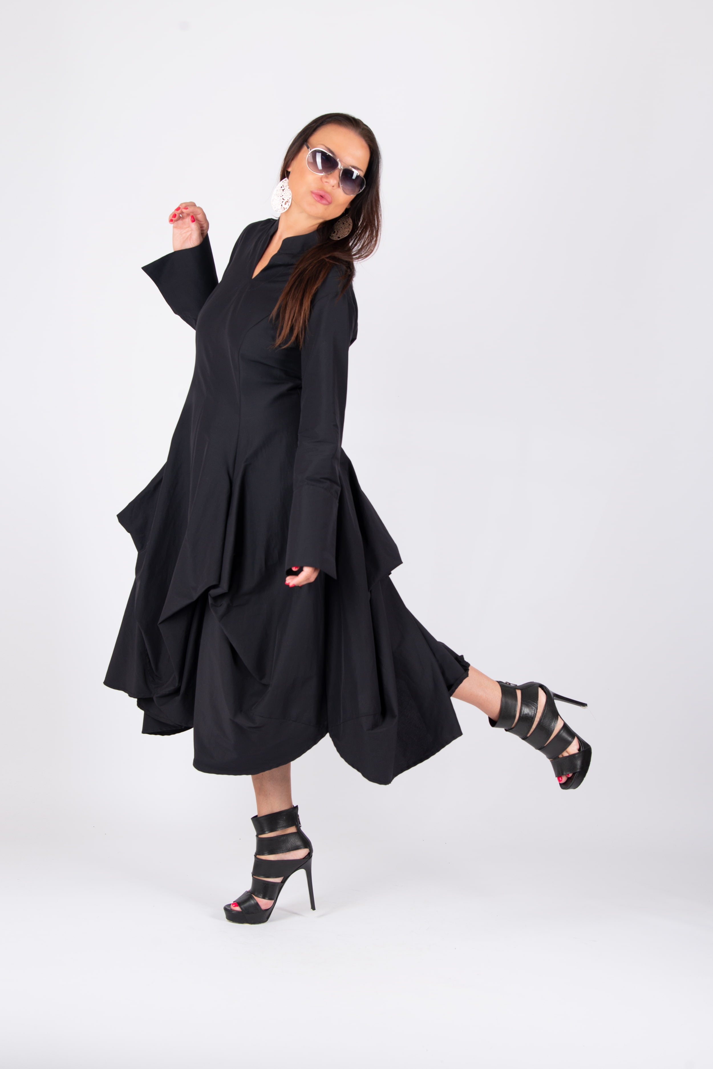 Cotton Elegant Dress - Maria