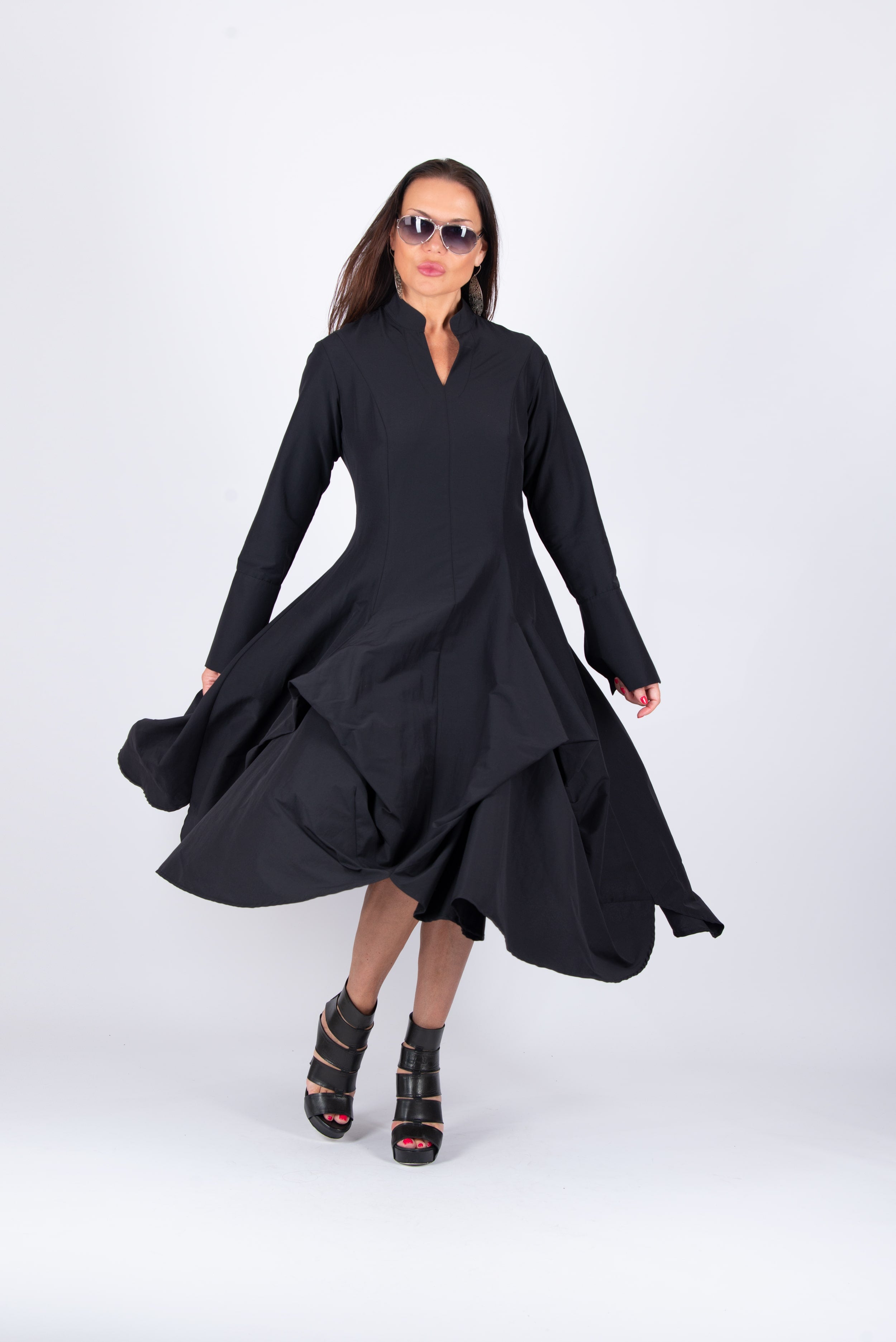 Cotton Elegant Dress - Maria