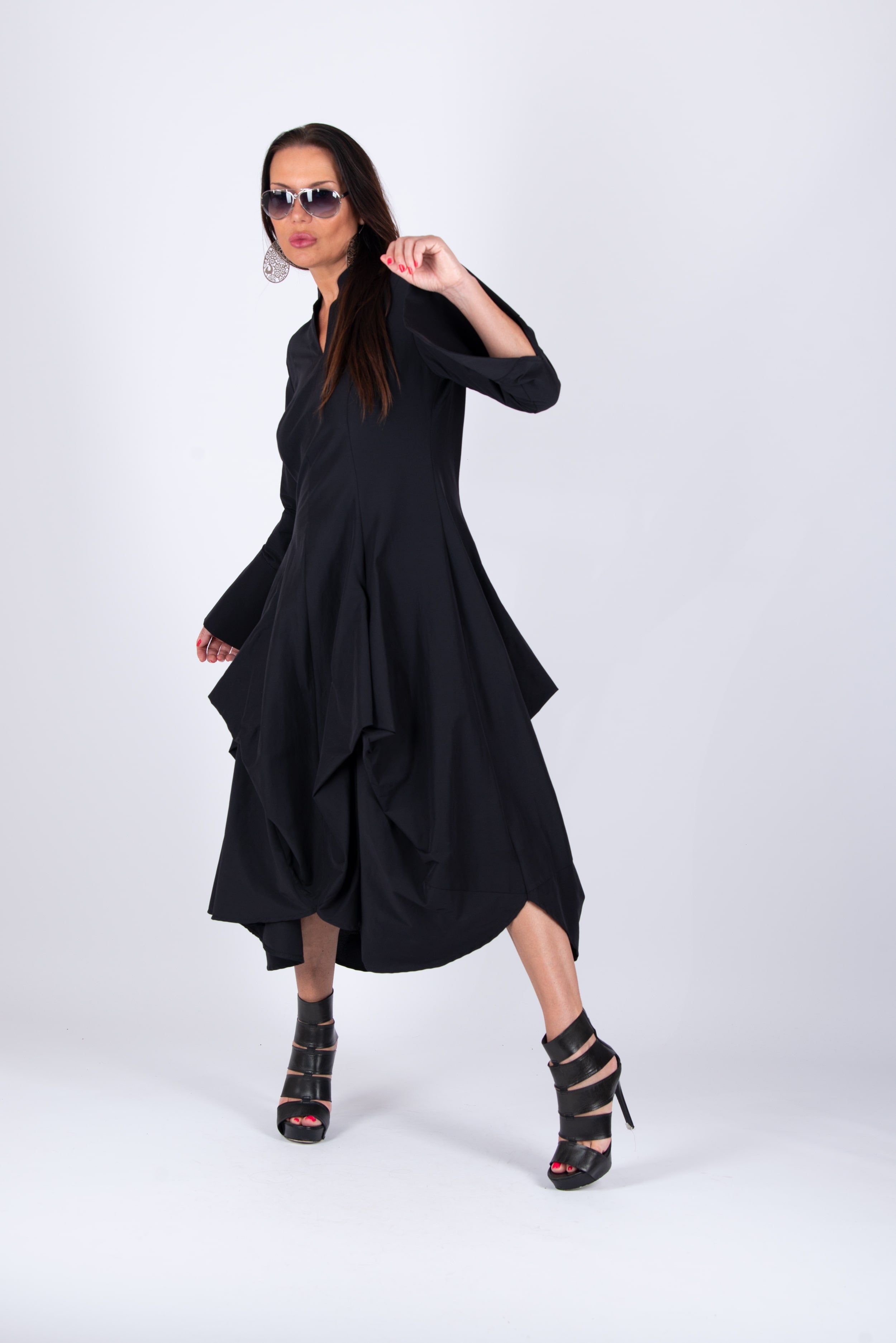 Cotton Elegant Dress - Maria