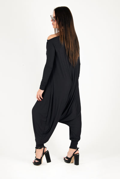 Black Harem Jumpsuit Marla EugFashion 