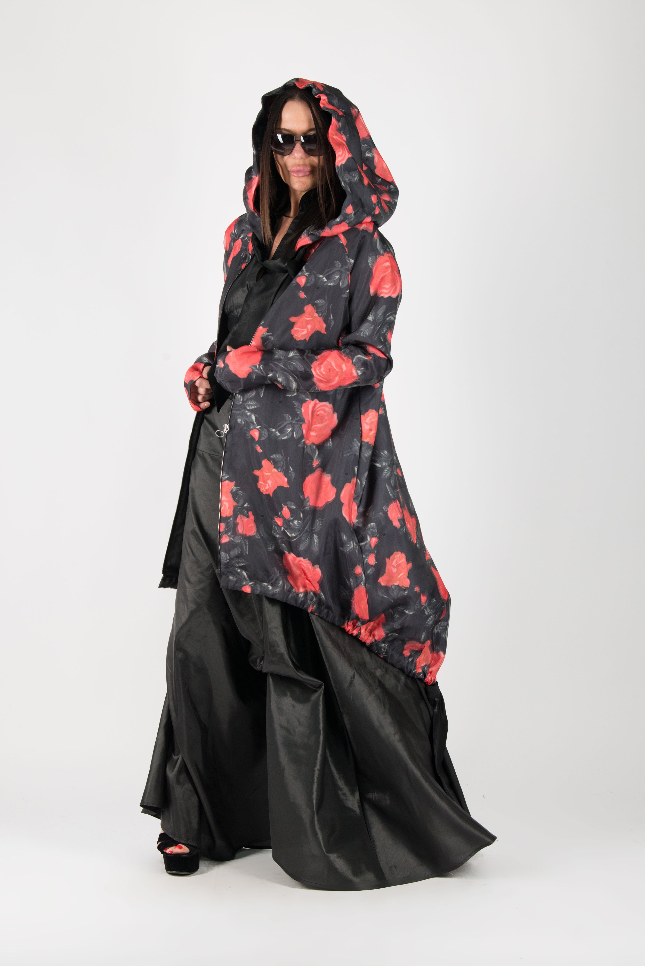 Long Zipper Hooded Vest - Mary - RTS