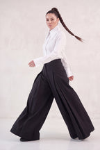 Wide Cotton Pants - Paloma