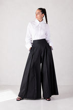 Wide Cotton Pants - Paloma