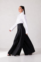 Wide Cotton Pants - Paloma