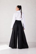 Wide Cotton Pants - Paloma