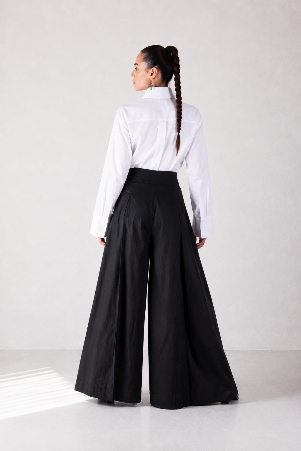 Wide Cotton Pants - Paloma