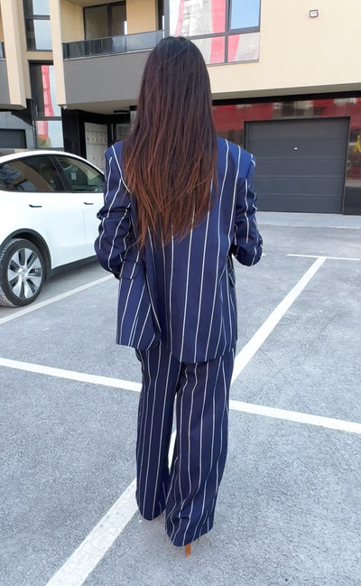 Women's Striped Blazer YAMAS EugFashion 