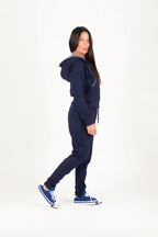 Blue Hooded Tracksuit EMILY - EUG Fashion