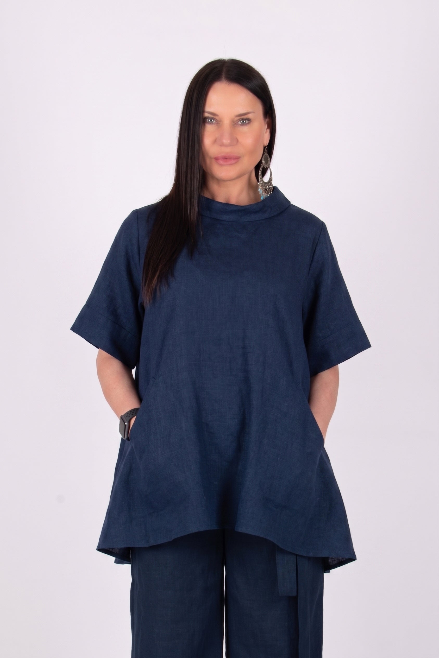 Linen Loose Shirt - Malena