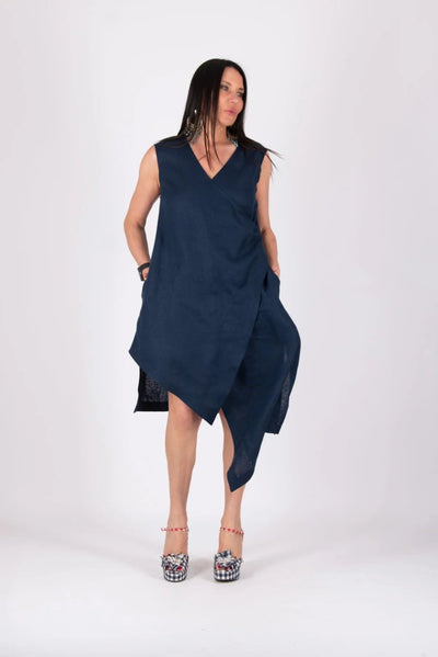 CATANIA LINEN DRESS - EUG FASHION EugFashion 