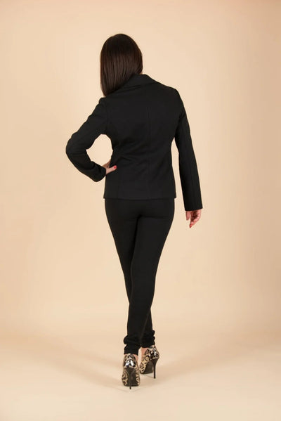 Chic Black Sporty Blazer LILI - EUG Fashion EugFashion 