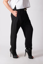 Cotton Harem Pants MAUREN - EUG Fashion