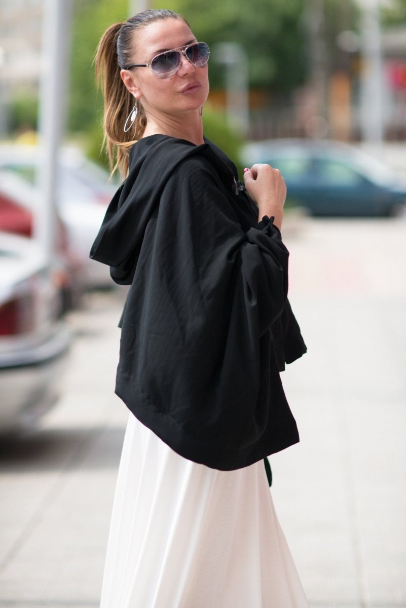 Cotton Hooded Bolero ANASTASIA - EUG Fashion