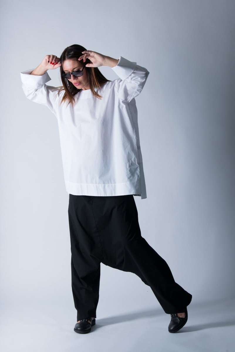Cotton Loose Shirt SAMIRA - EUG Fashion