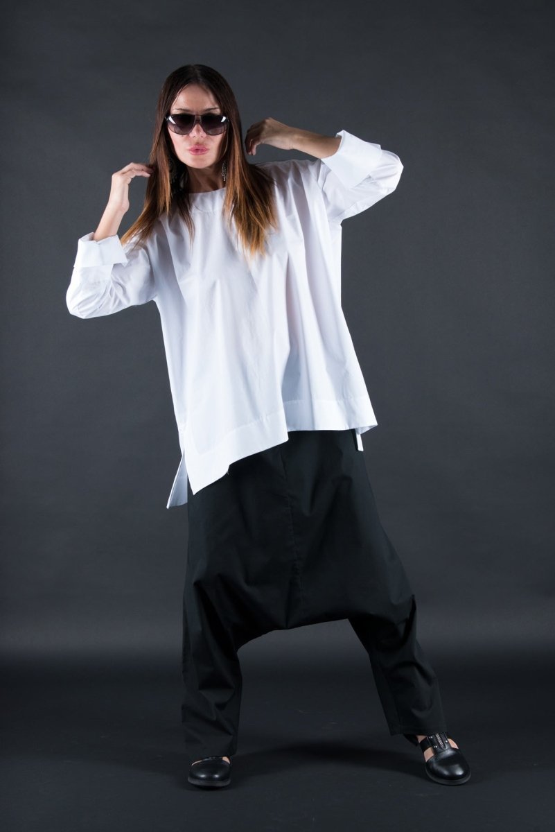 Cotton Loose Shirt SAMIRA - EUG Fashion