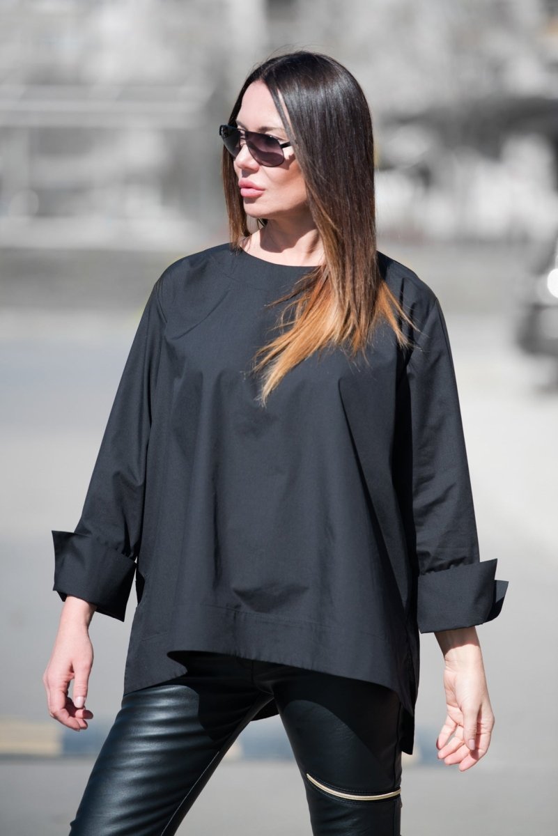 Cotton Loose Shirt SAMIRA - EUG Fashion EugFashion 