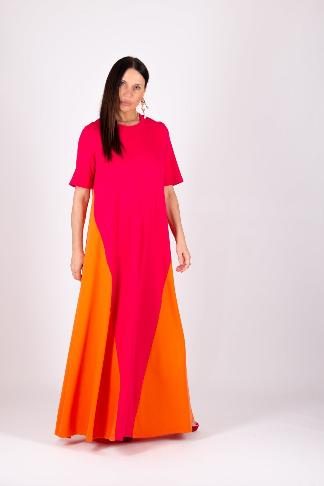 Cotton Maxi Dress MARTA - EUG FASHION EugFashion 