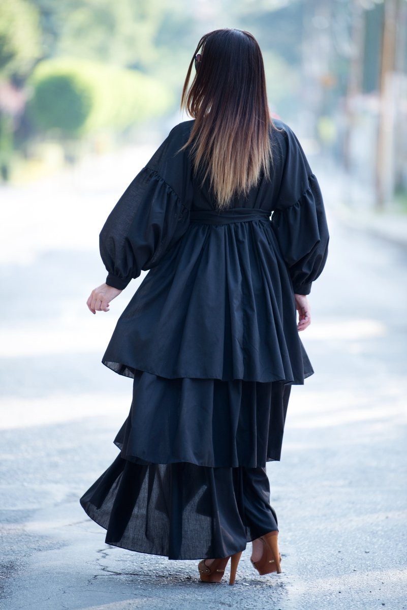 Cotton Maxi Kaftan IMAN - EUG FASHION