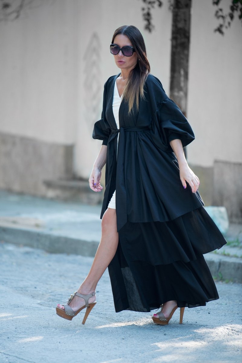 Cotton Maxi Kaftan IMAN - EUG FASHION