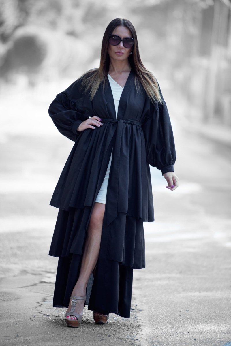 Cotton Maxi Kaftan IMAN - EUG FASHION