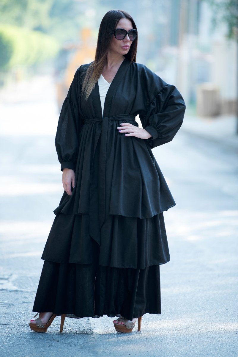 Cotton Maxi Kaftan IMAN - EUG FASHION