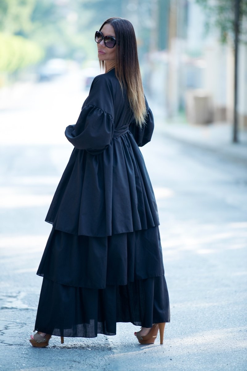 Cotton Maxi Kaftan IMAN - EUG FASHION