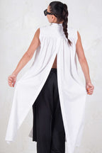 Long cotton shirt  - EUG fashion #white