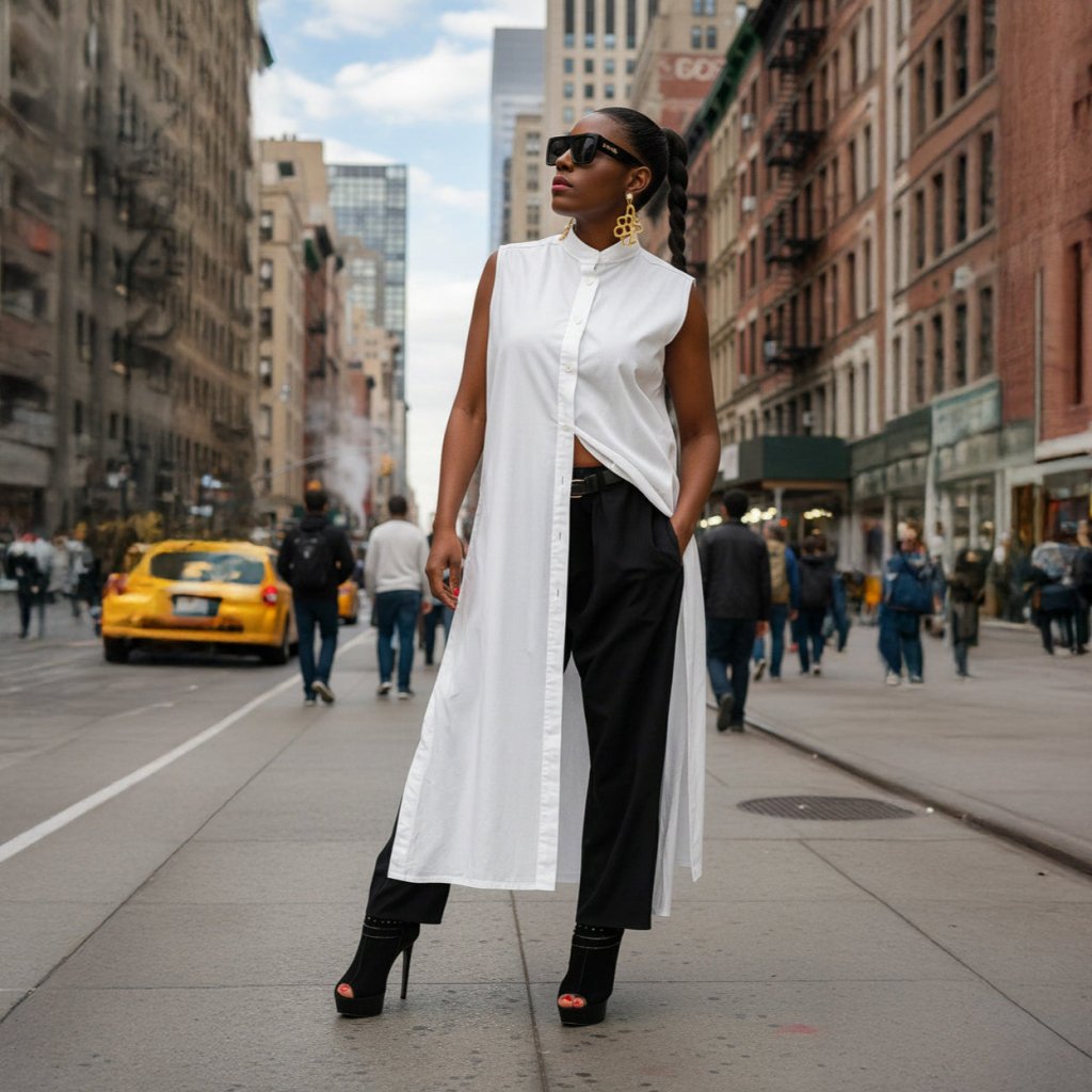 Cotton summer Shirt SELIN - EUG Fashion EugFashion 