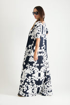 a line floral dress - eug fashion