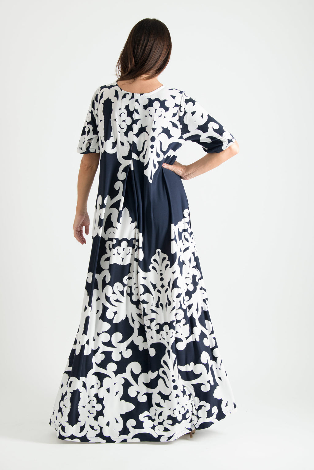 a line floral dress - eug fashion