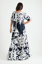 a line floral dress - eug fashion
